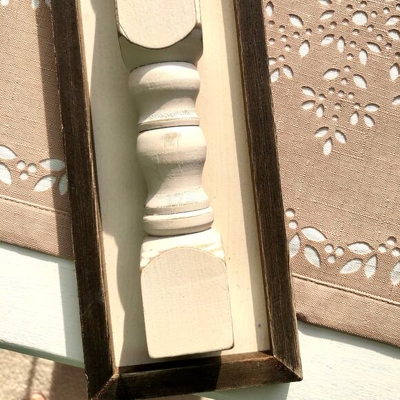 NWT Ashland Heritage Home Framed Post Wall Hanging Rustic Country Chic Decor - Picture 2 of 8